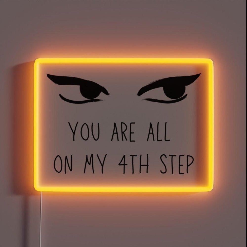 Step 4 Funny Aa Humour Rgb Led Neon Sign - Shineneon