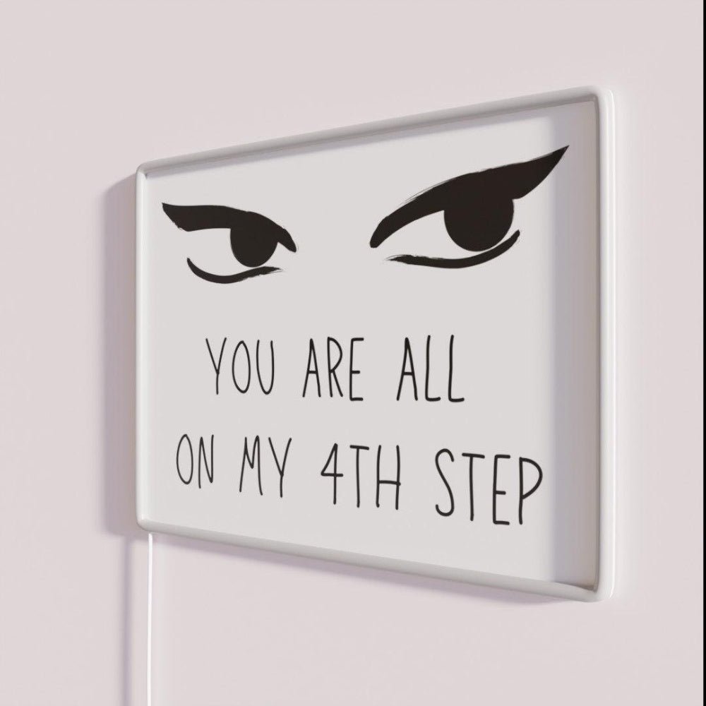 Step 4 Funny Aa Humour Rgb Led Neon Sign - Shineneon