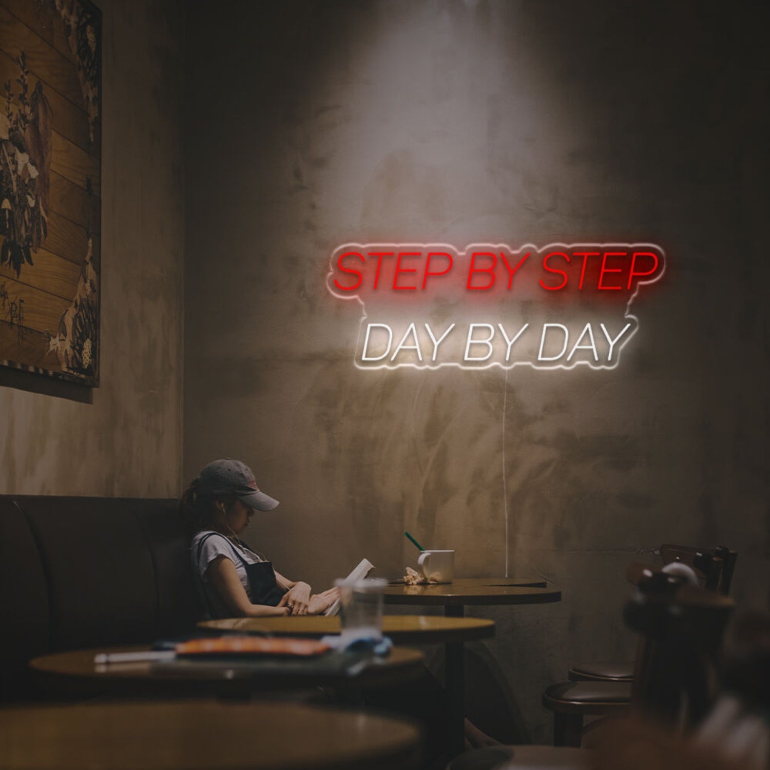 Step By Step Day By Day Led Neon Sign | Shineneon
