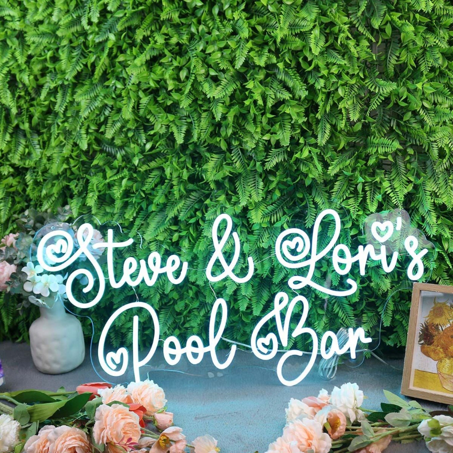 Steve And Loris Pool Bar Blue Led Neon Sign | Shineneon