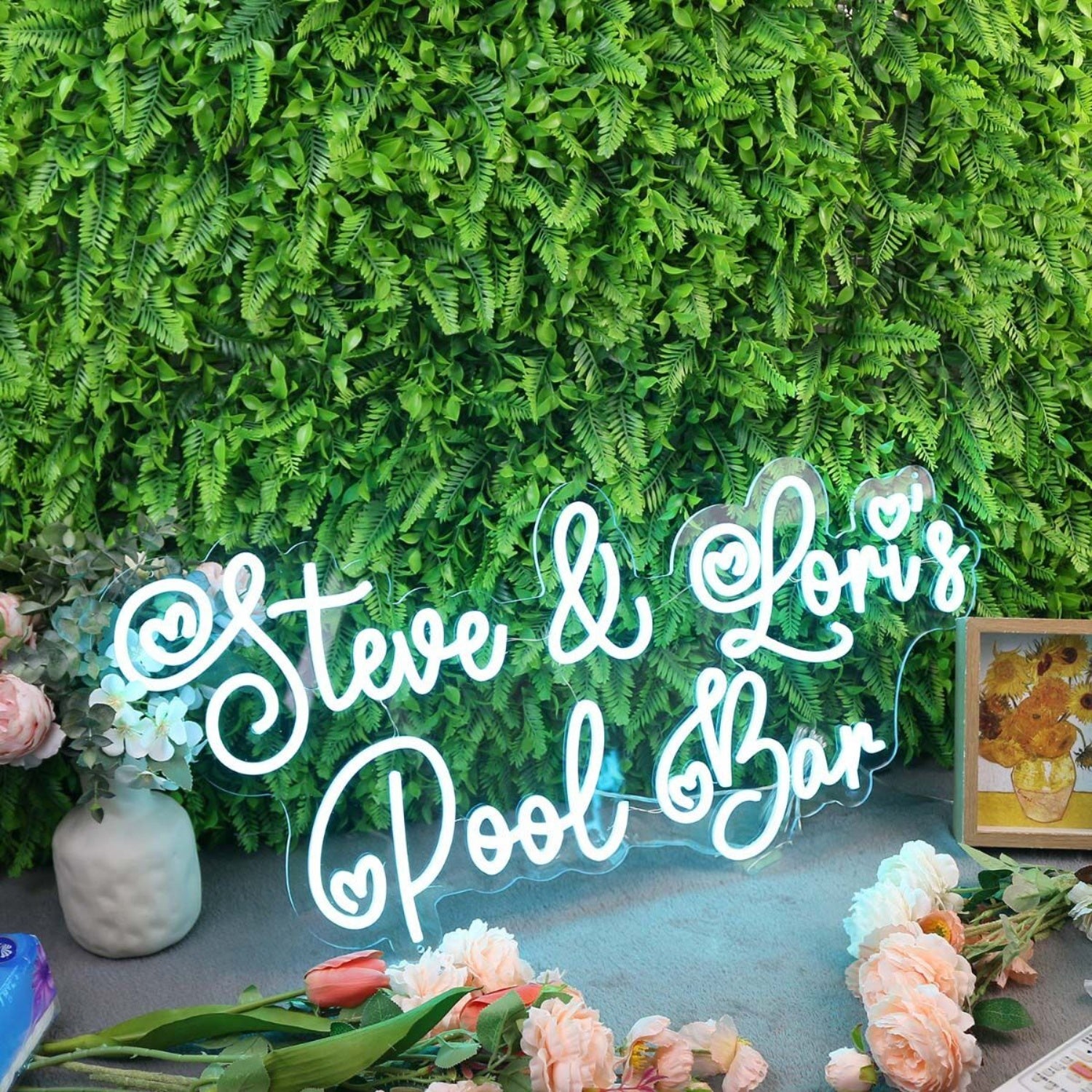 Steve And Loris Pool Bar Blue Led Neon Sign | Shineneon