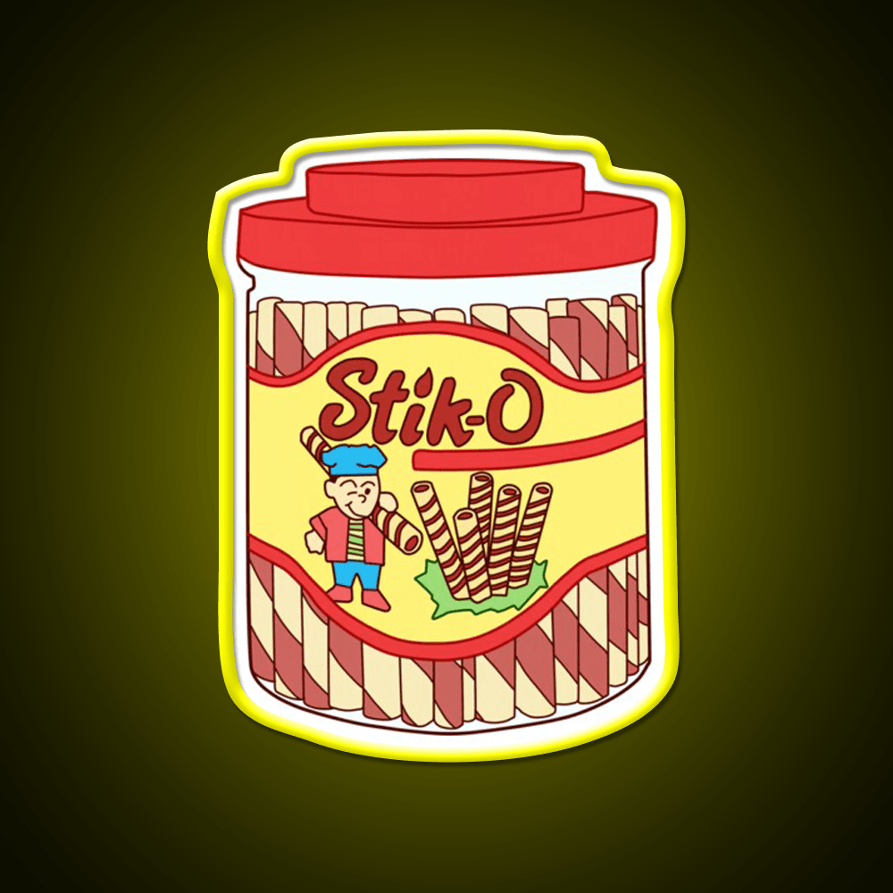 Stik O Snack Food Led Neon Sign Rgb Color - Shineneon