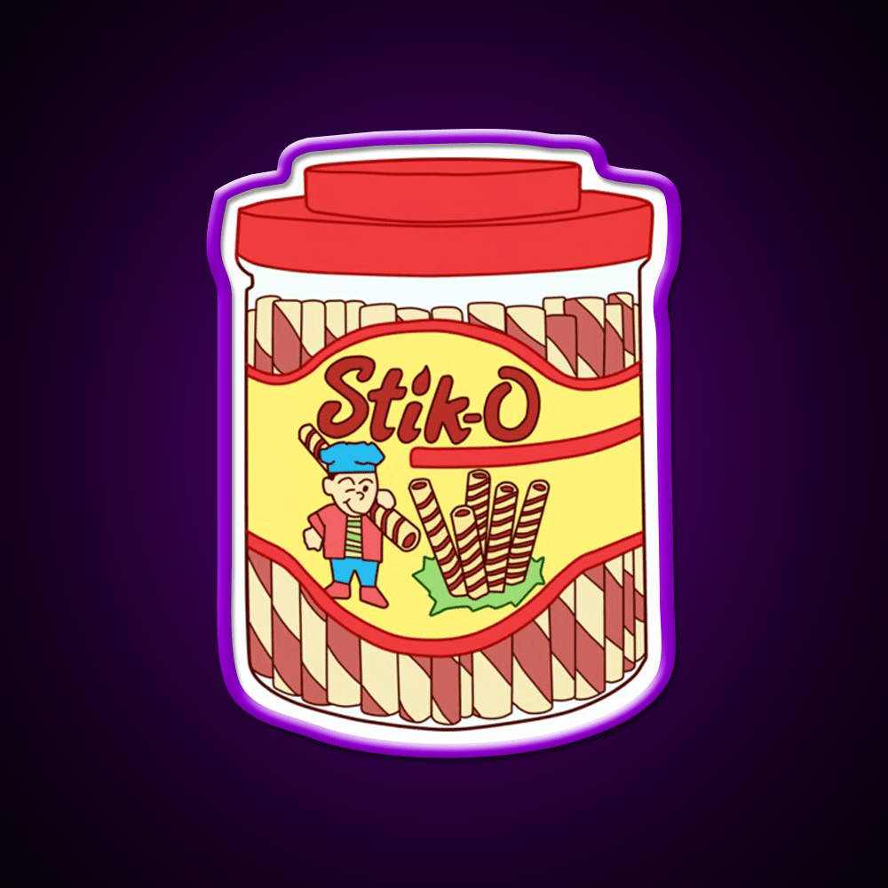 Stik O Snack Food Led Neon Sign Rgb Color - Shineneon