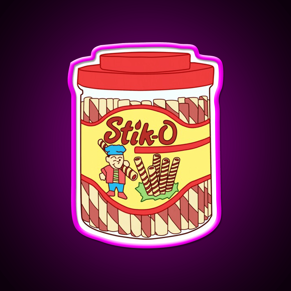 Stik O Snack Food Led Neon Sign Rgb Color - Shineneon