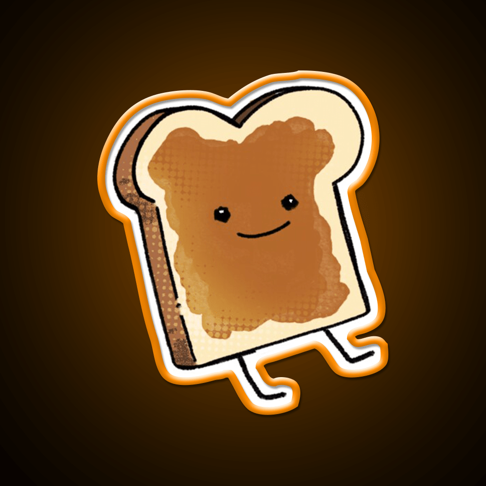 Stiker Peanut Butter Snack Food Led Neon Sign Rgb Color - Shineneon