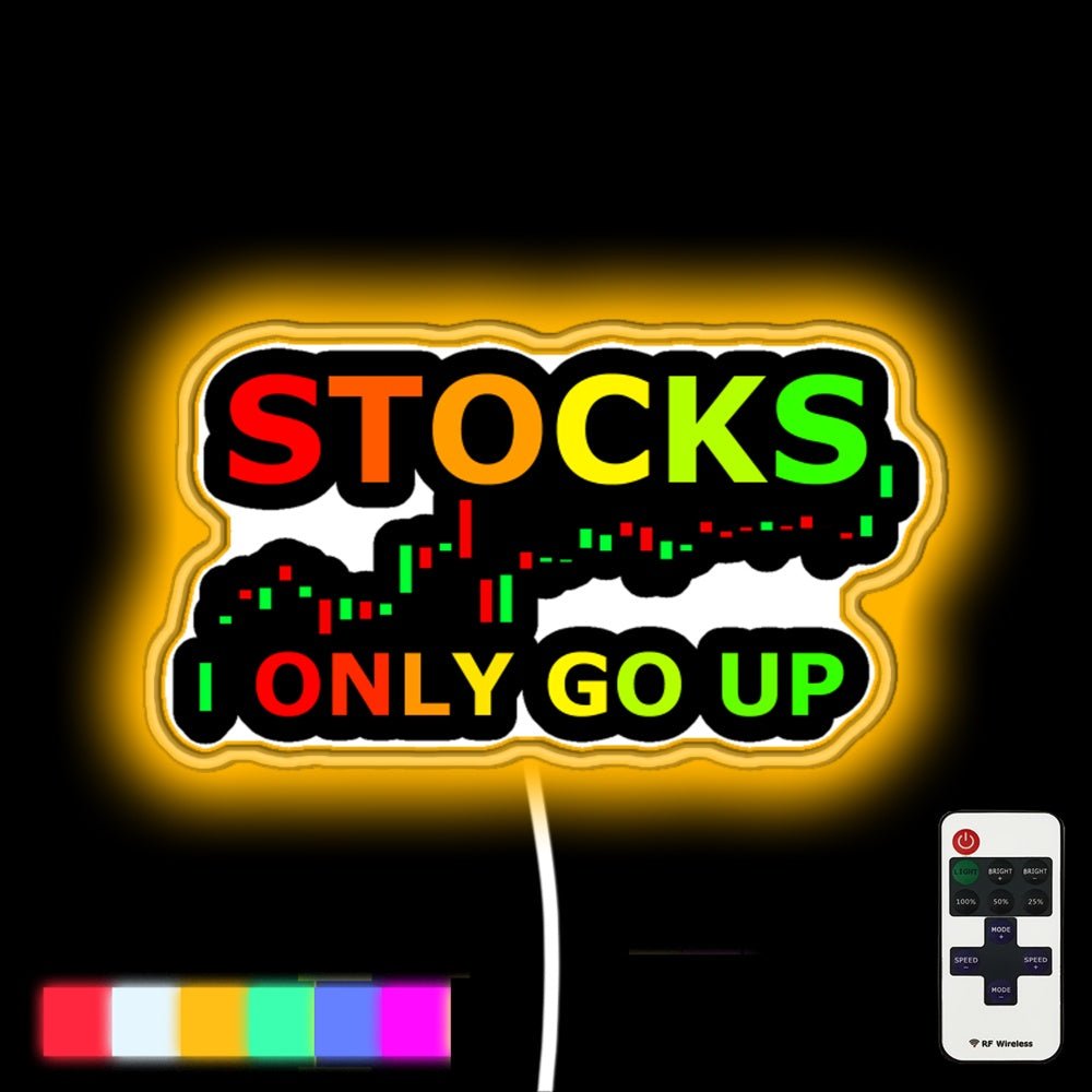 Stock Market Only Go Up Led Neon Sign - Shineneon