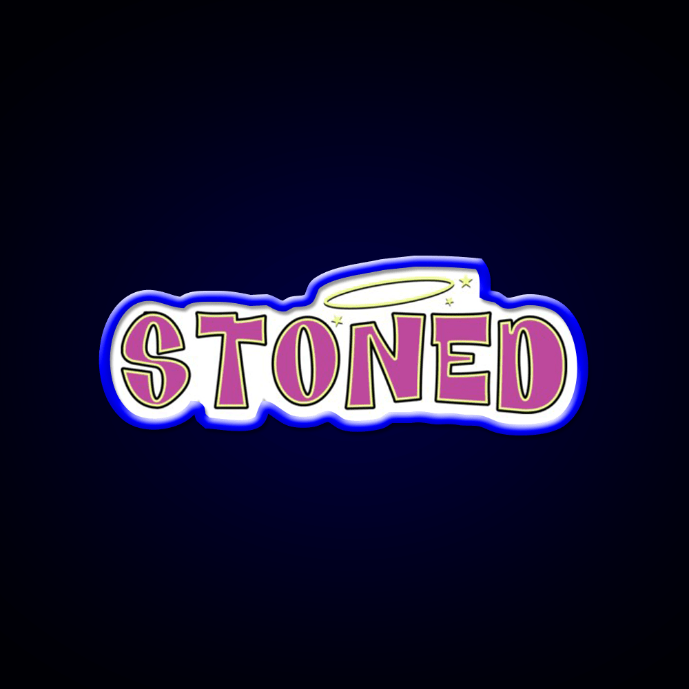Stoned Bratz Vibes Hemp Inspired Green Leaf Led Neon Sign Rgb Color - Shineneon