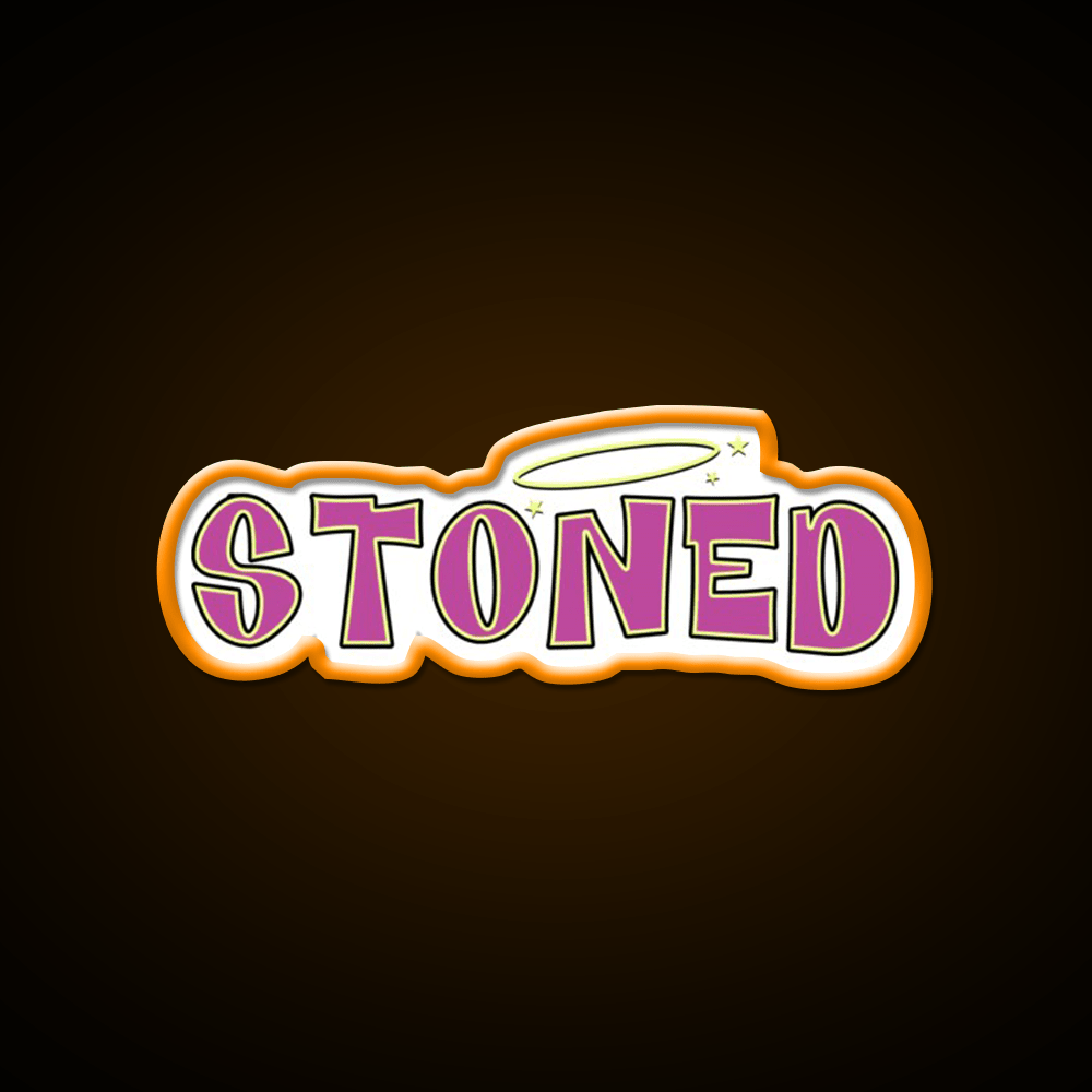 Stoned Bratz Vibes Hemp Inspired Green Leaf Led Neon Sign Rgb Color - Shineneon