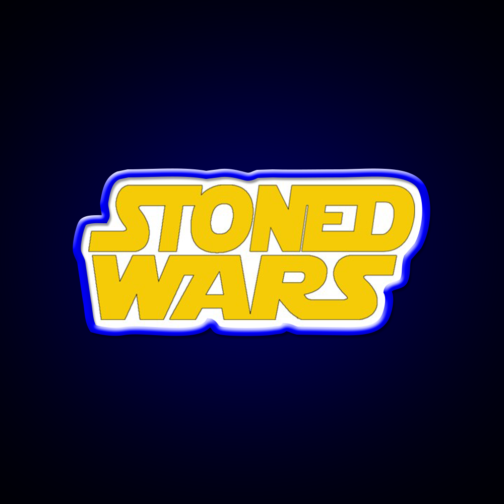 Stoned Wars Hemp Inspired Green Leaf Led Neon Sign Rgb Color - LED neon sign view 5