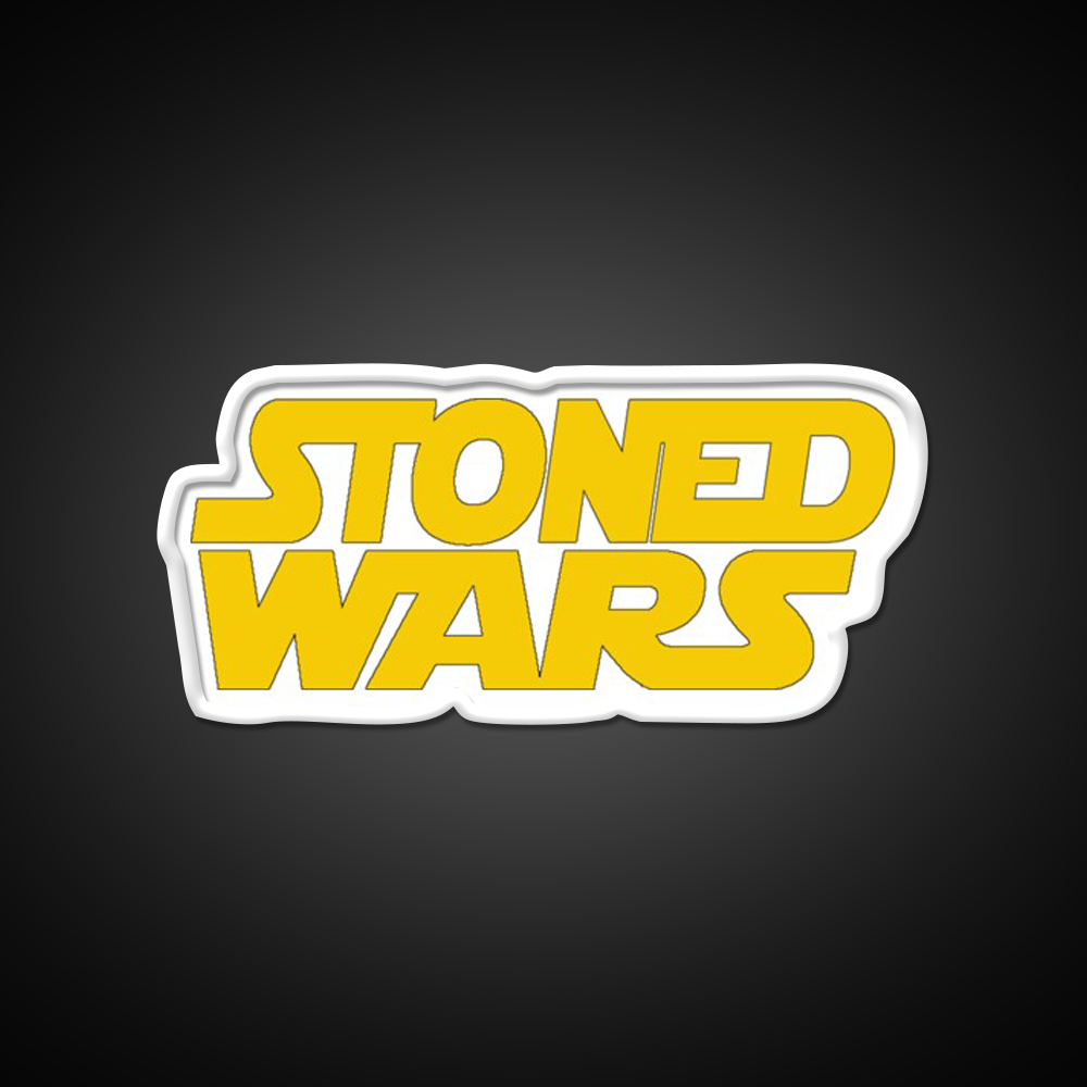 Stoned Wars Hemp Inspired Green Leaf Led Neon Sign Rgb Color - LED neon sign view 11