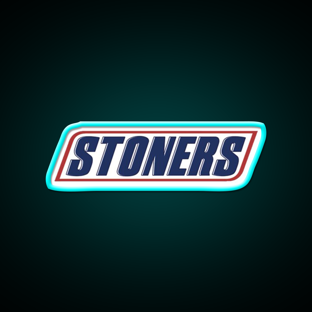 Stoners Bar Hemp Inspired Green Leaf Led Neon Sign Rgb Color - Size and dimension reference