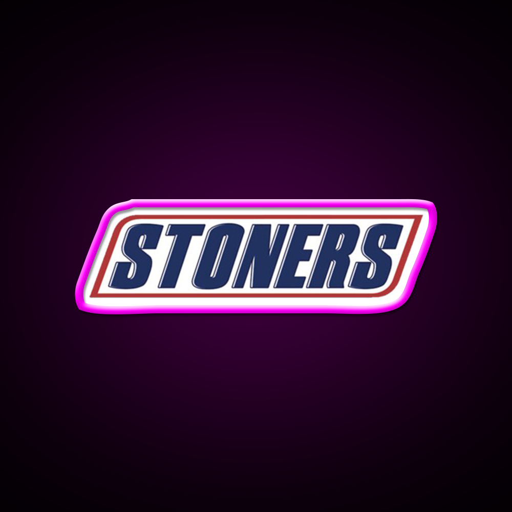 Stoners Bar Hemp Inspired Green Leaf Led Neon Sign Rgb Color - Neon sign mounted on wall in room