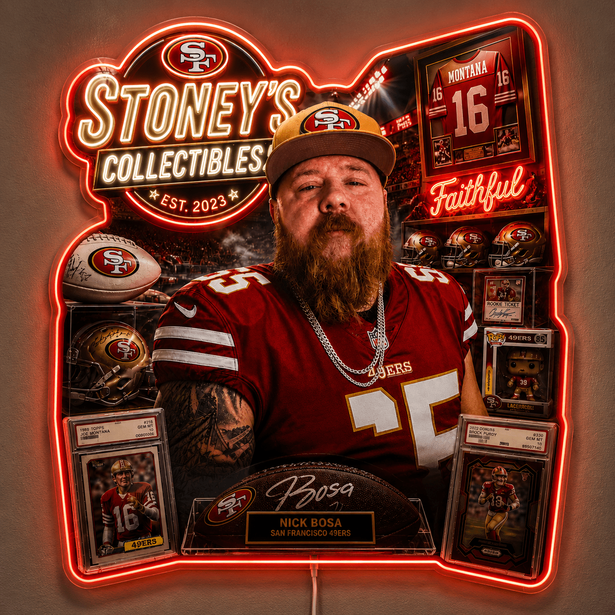 STONEY'S COLLECTIBLES Custom LED Neon Sign - Shineneon