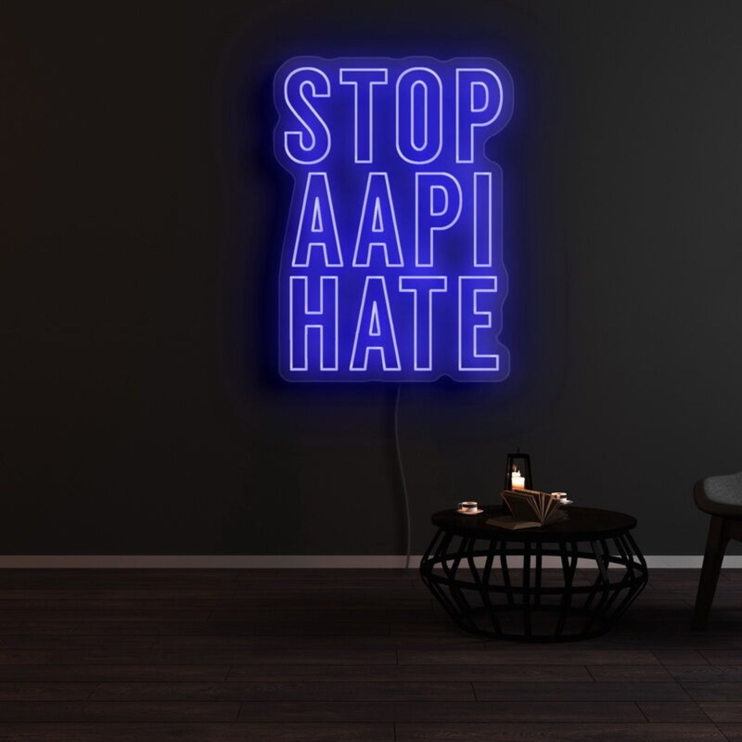 Stop Aapi Hate Led Neon Sign - Shineneon