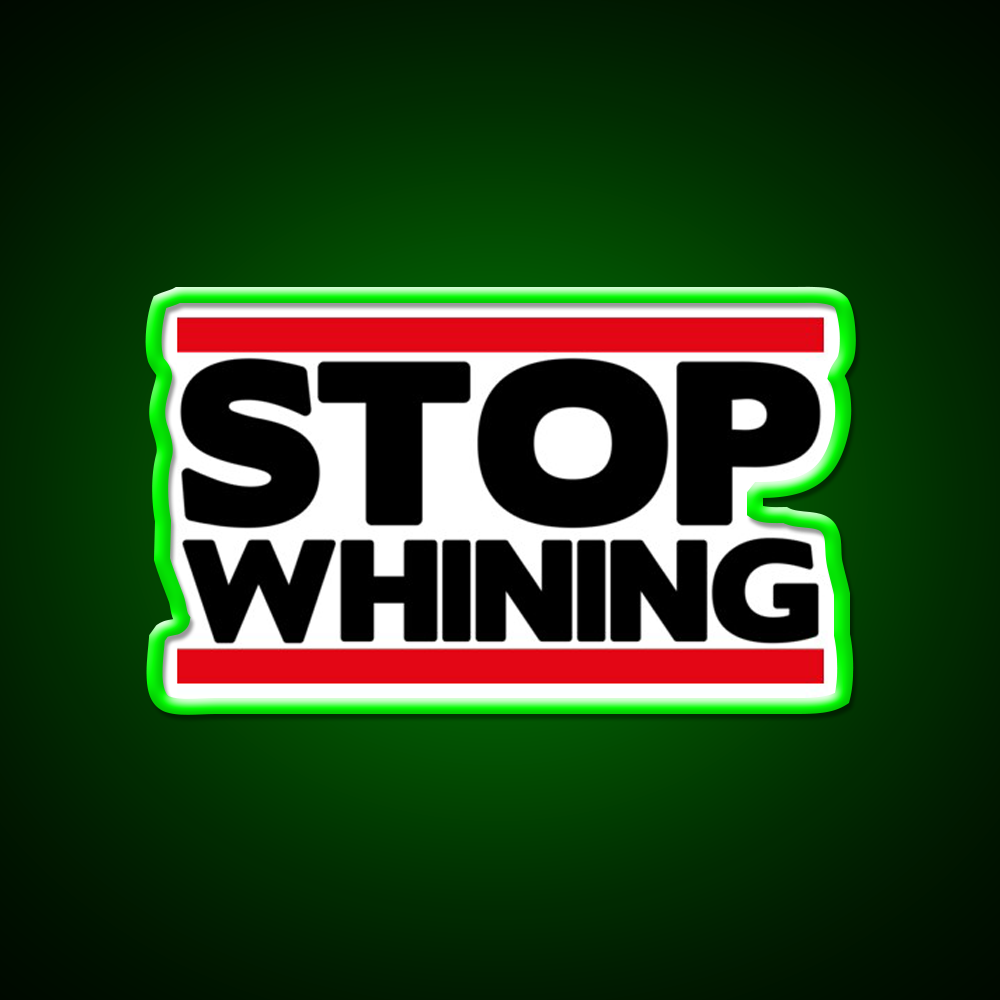 Stop Whining Gym Fitness Led Neon Sign Rgb Color - LED neon sign view 8
