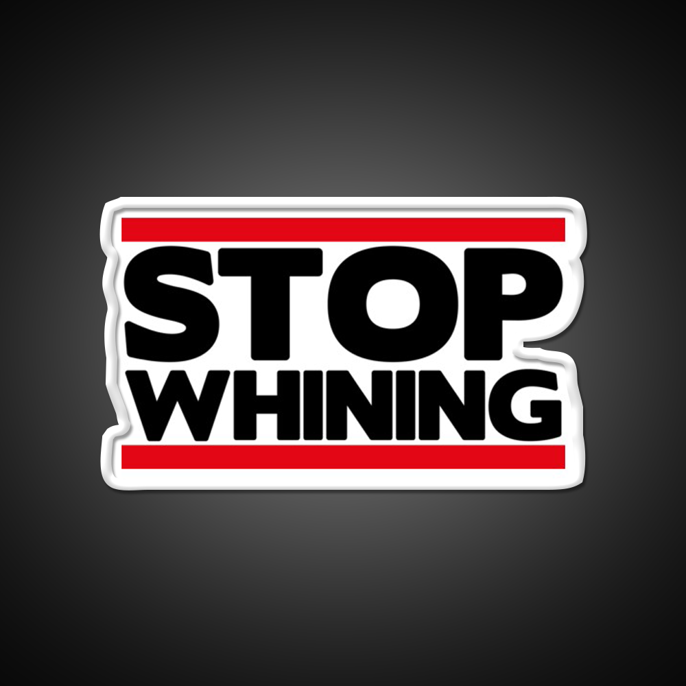 Stop Whining Gym Fitness Led Neon Sign Rgb Color - LED neon sign view 11