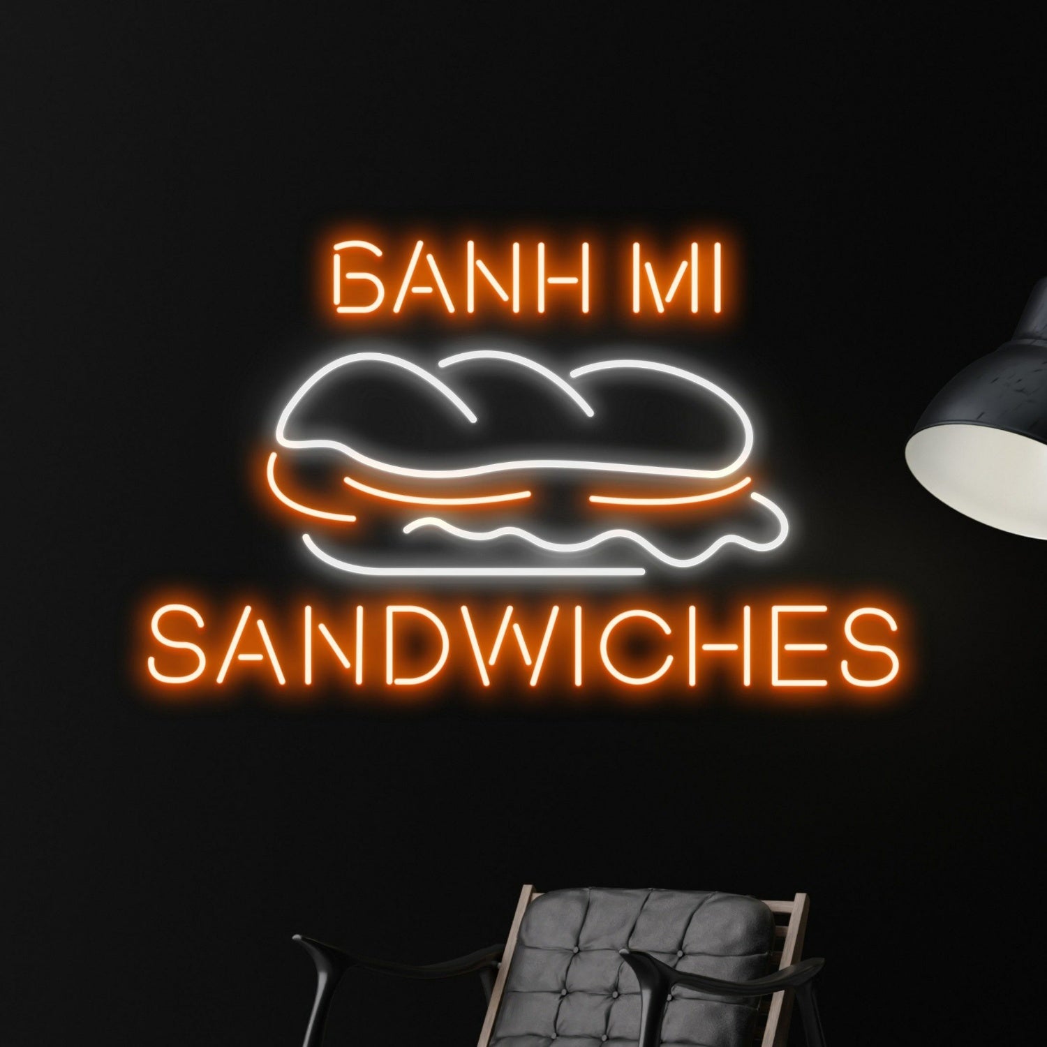 Store Bar Or Food Corner With The Banh Mi Sandwiches Restaurant Led Neon Sign | Shineneon