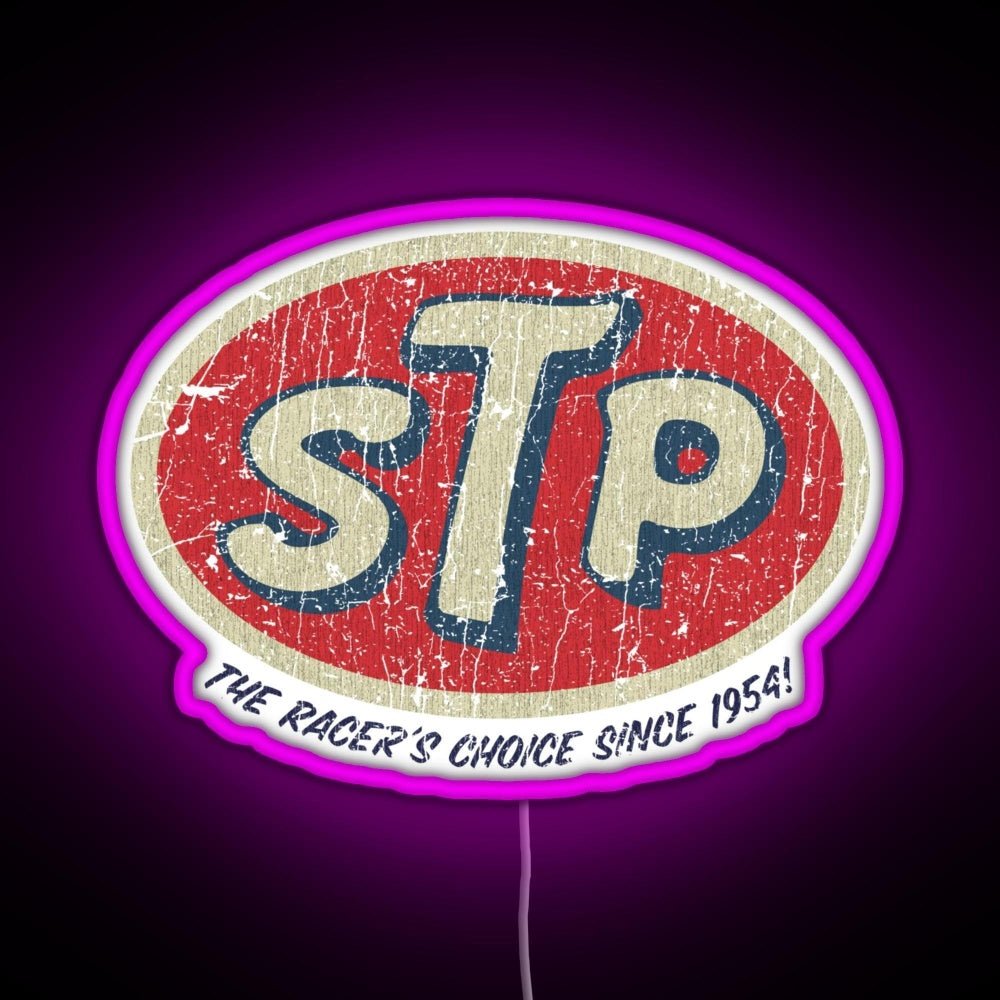 Stp Racer S Choice 1954 Rgb Led Neon Sign Pop Wall Art - Shineneon