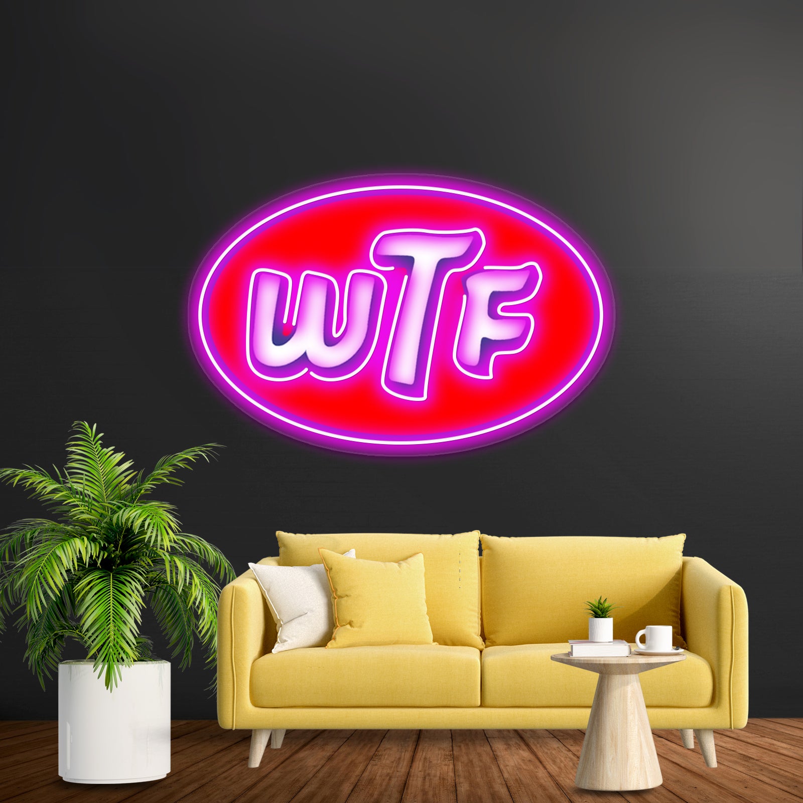 Stp Wtf Without Distressing Artwork Neon Signs For Sale | Shineneon