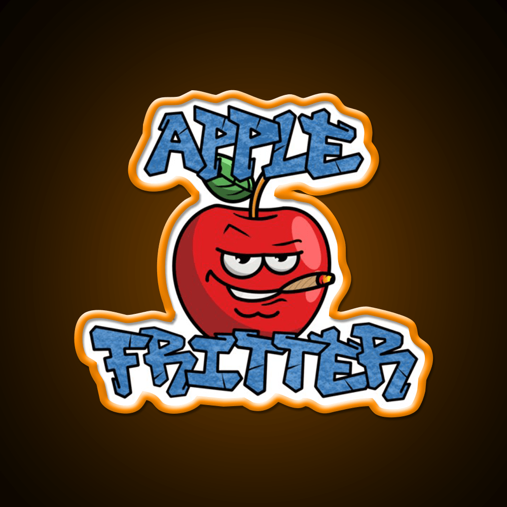 Strain Series Apple Fritter Hemp Inspired Green Leaf Led Neon Sign Rgb Color - Shineneon