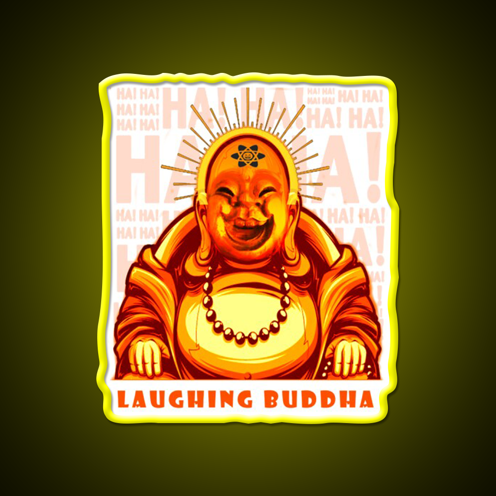 Strains Laughing Buddah Hemp Inspired Green Leaf Led Neon Sign Rgb Color - LED neon sign view 7