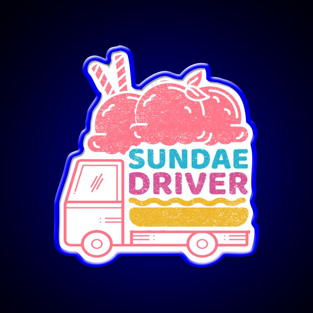 Strains Sundae Driver Hemp Inspired Green Leaf Led Neon Sign Rgb Color - LED neon sign view 5