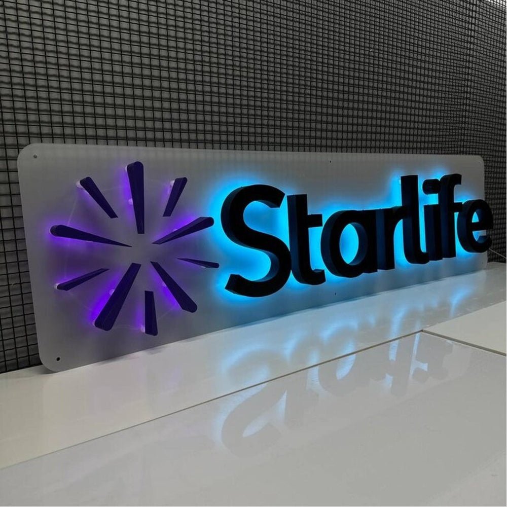 Stratlife 3D Backlit Channel Letters Led Light Sign - Shineneon