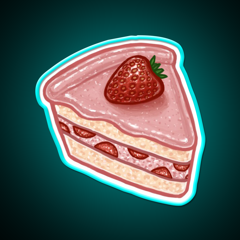 Strawberries Tree Fast Food Led Neon Sign For Burger Place Rgb Color