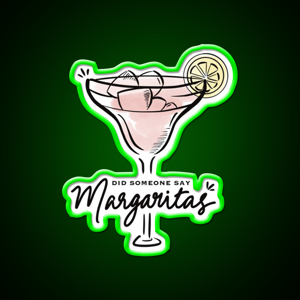 Strawberry Margarita Cocktail Bar Decor Led Neon Sign Rgb Color - LED neon sign view 8