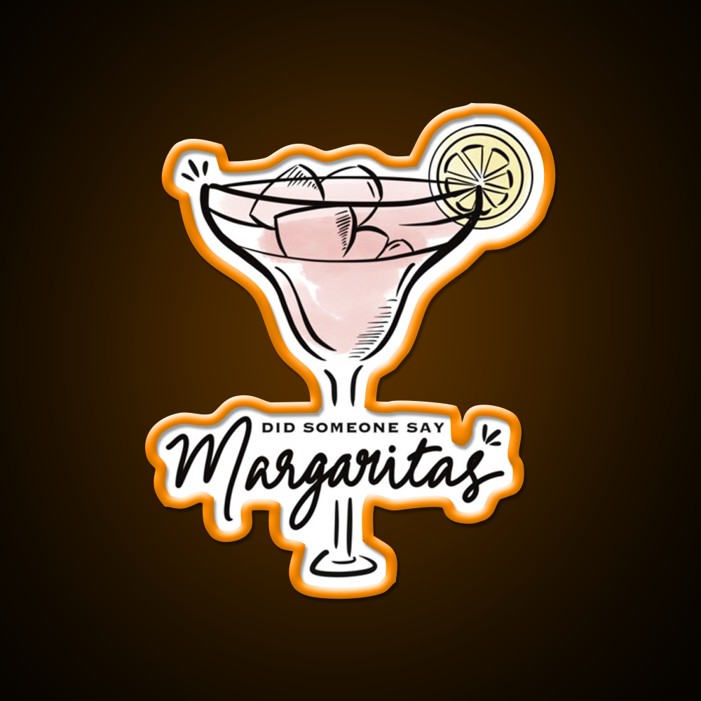 Strawberry Margarita Cocktail Bar Decor Led Neon Sign Rgb Color - LED neon sign view 6