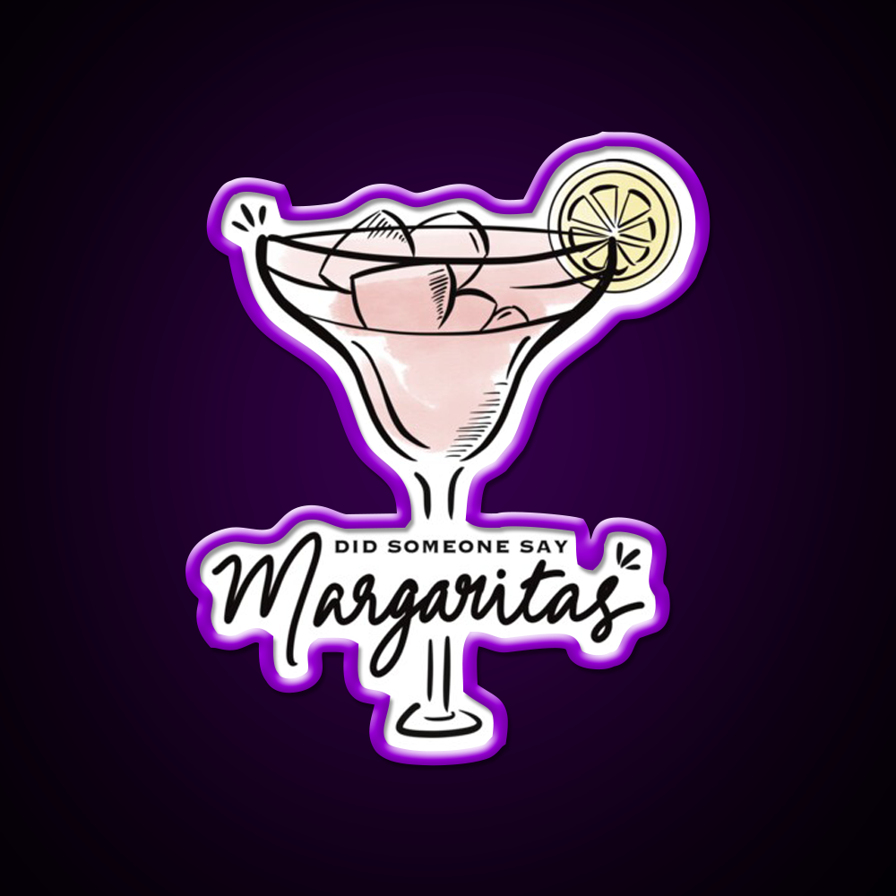 Strawberry Margarita Cocktail Bar Decor Led Neon Sign Rgb Color - LED neon sign view 9
