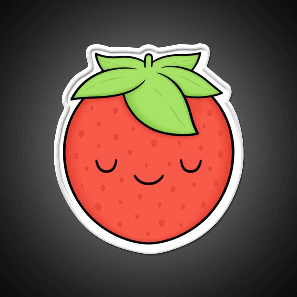 Strawberry Snack Food Led Neon Sign Rgb Color - Shineneon