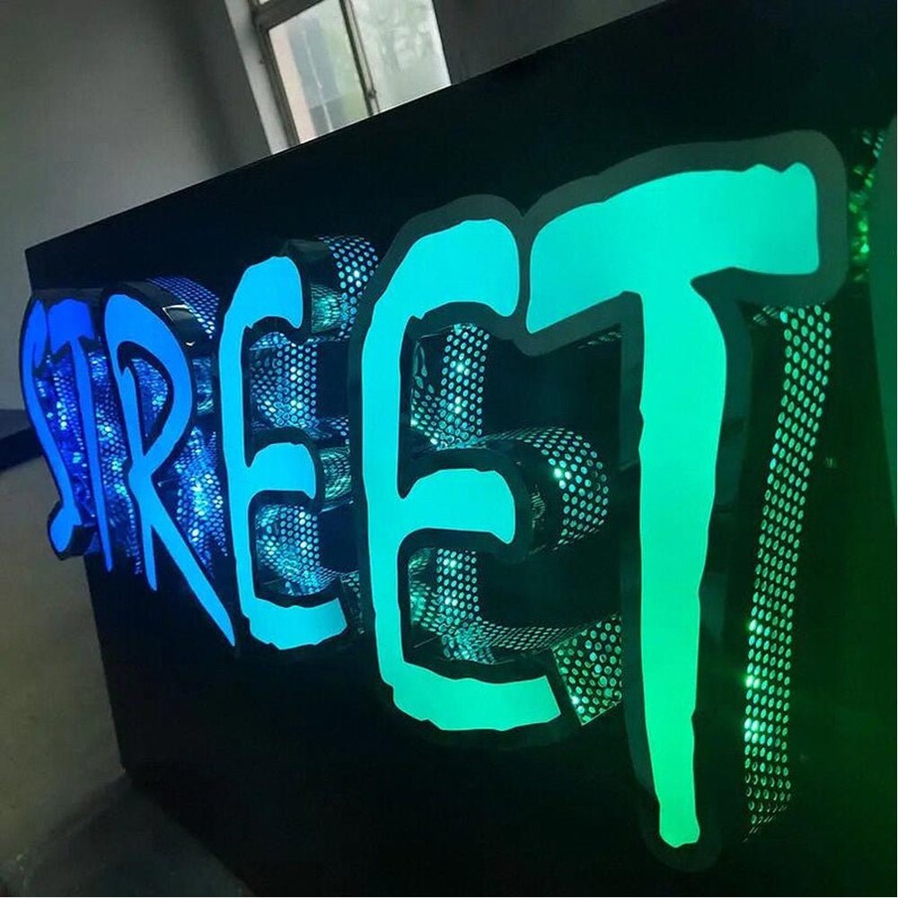 Street 3D Frontlit And Backlit Channel Letter Led Light Sign - Shineneon