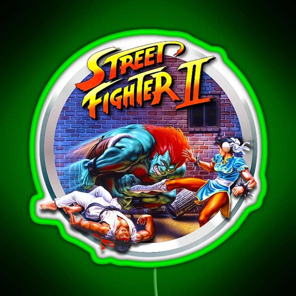 Street Fighter Ii Rgb Neon Sign - Shineneon