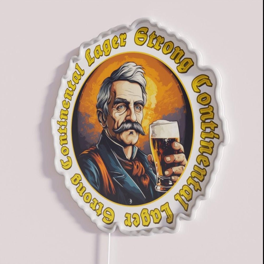 Strong Continental Lager Rgb Led Neon Sign - Shineneon