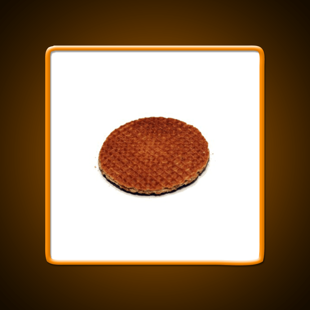 Stroopwafel Snack Food Led Neon Sign Rgb Color - Shineneon