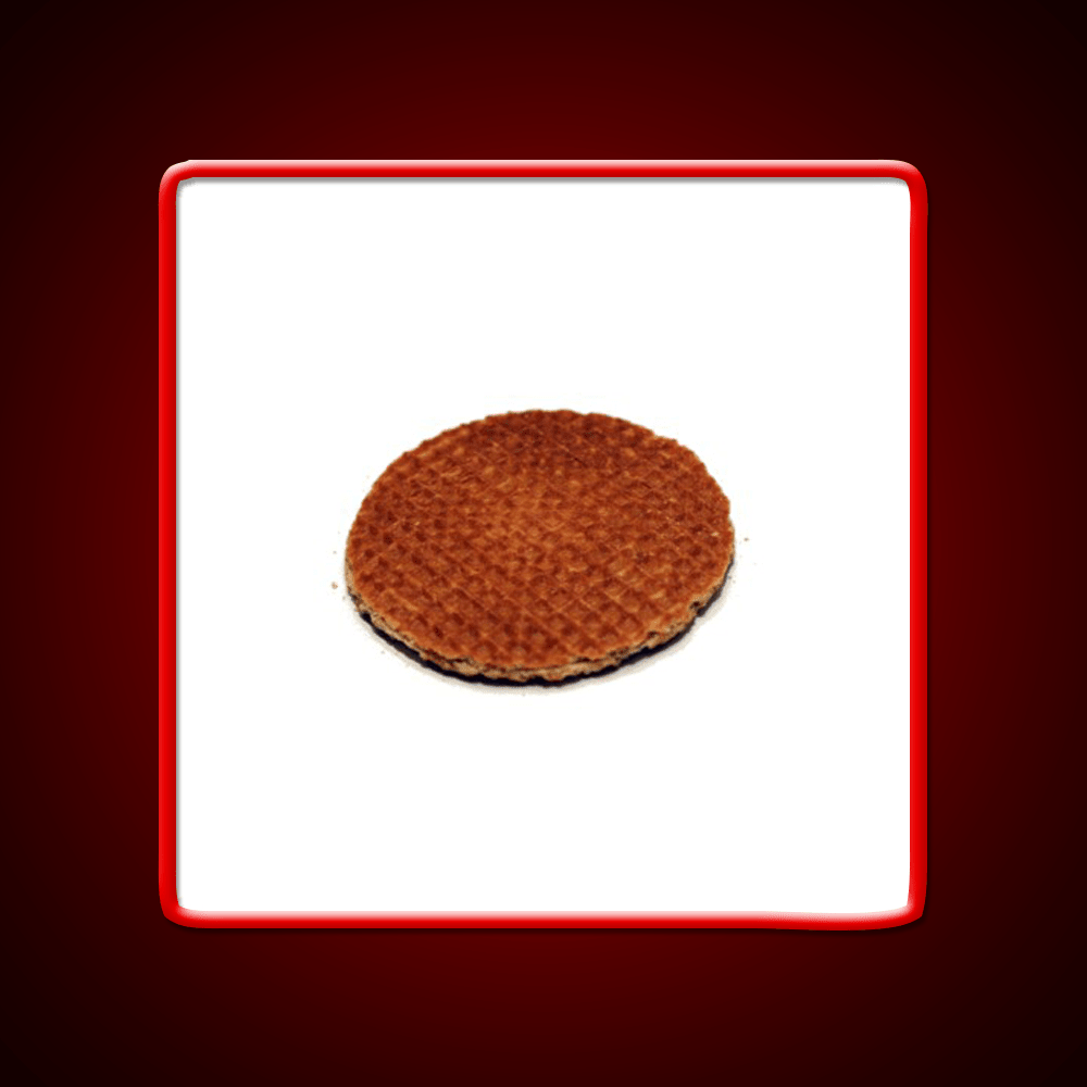 Stroopwafel Snack Food Led Neon Sign Rgb Color - Shineneon