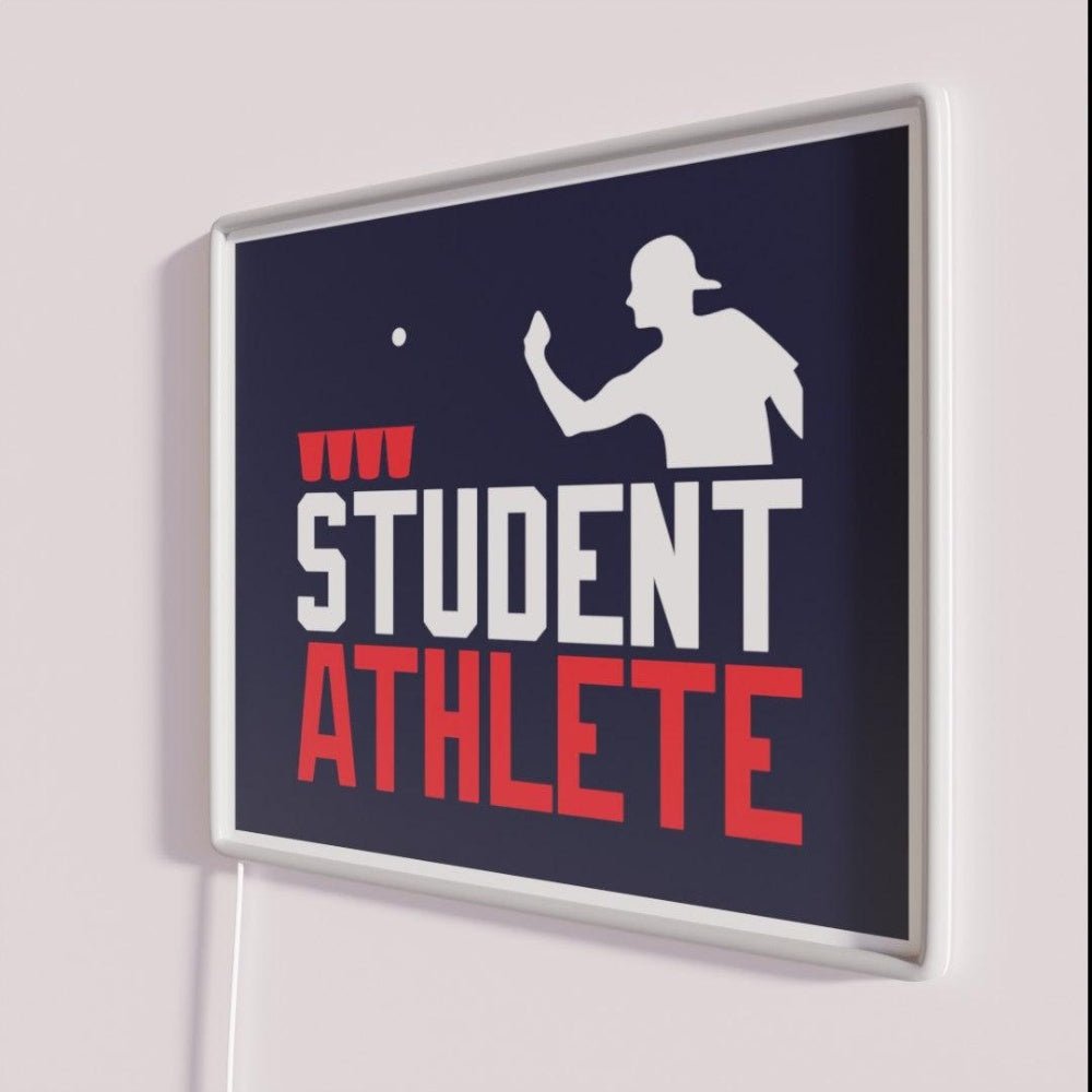 Student Athlete Beer Pong Rgb Led Neon Sign - Shineneon
