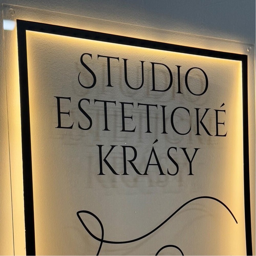 Studio Esteticke Krasy Acrylic Business Logo Sign - Shineneon