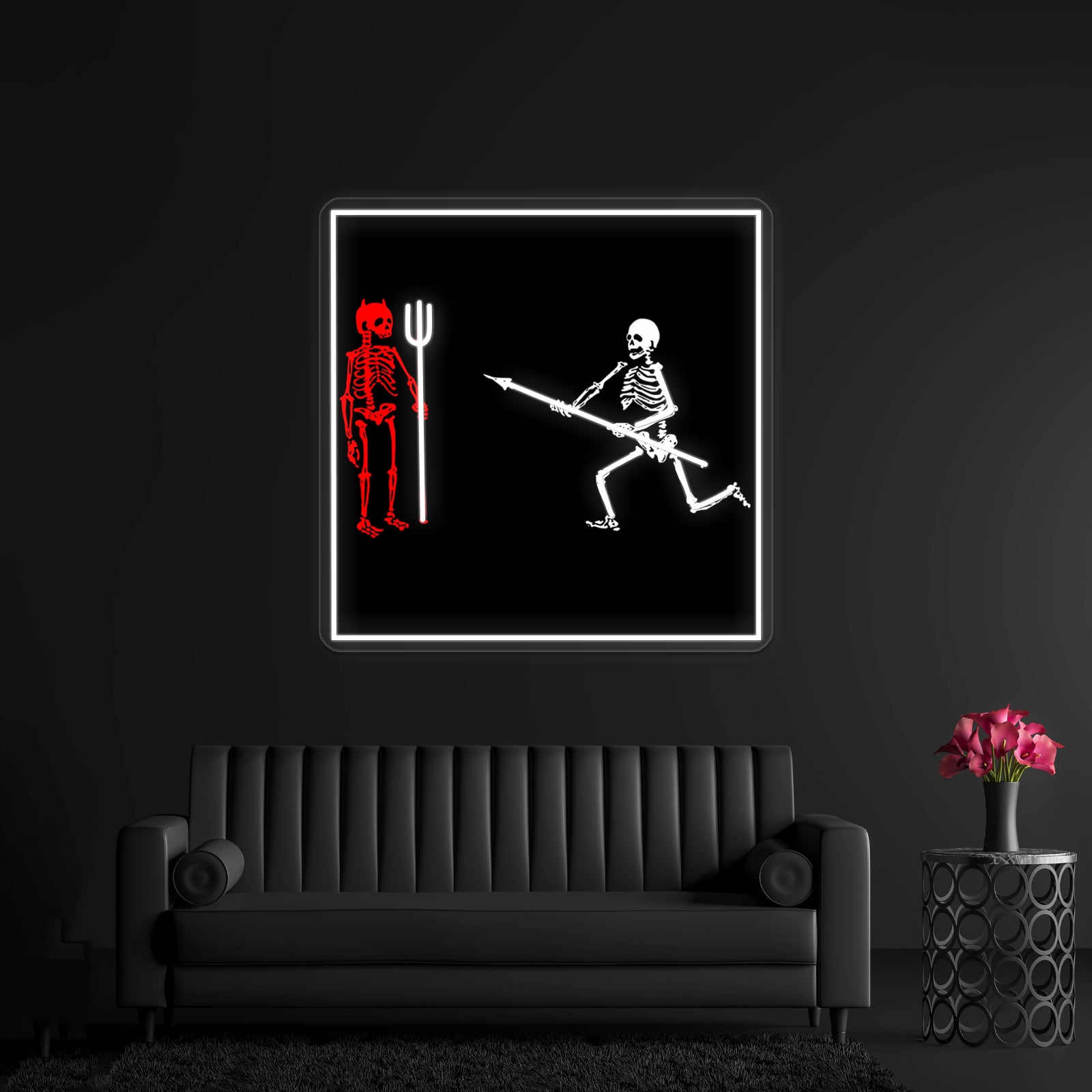 Sturgill Simpson And Skeleton Artwork Neon Signs For Sale | Shineneon