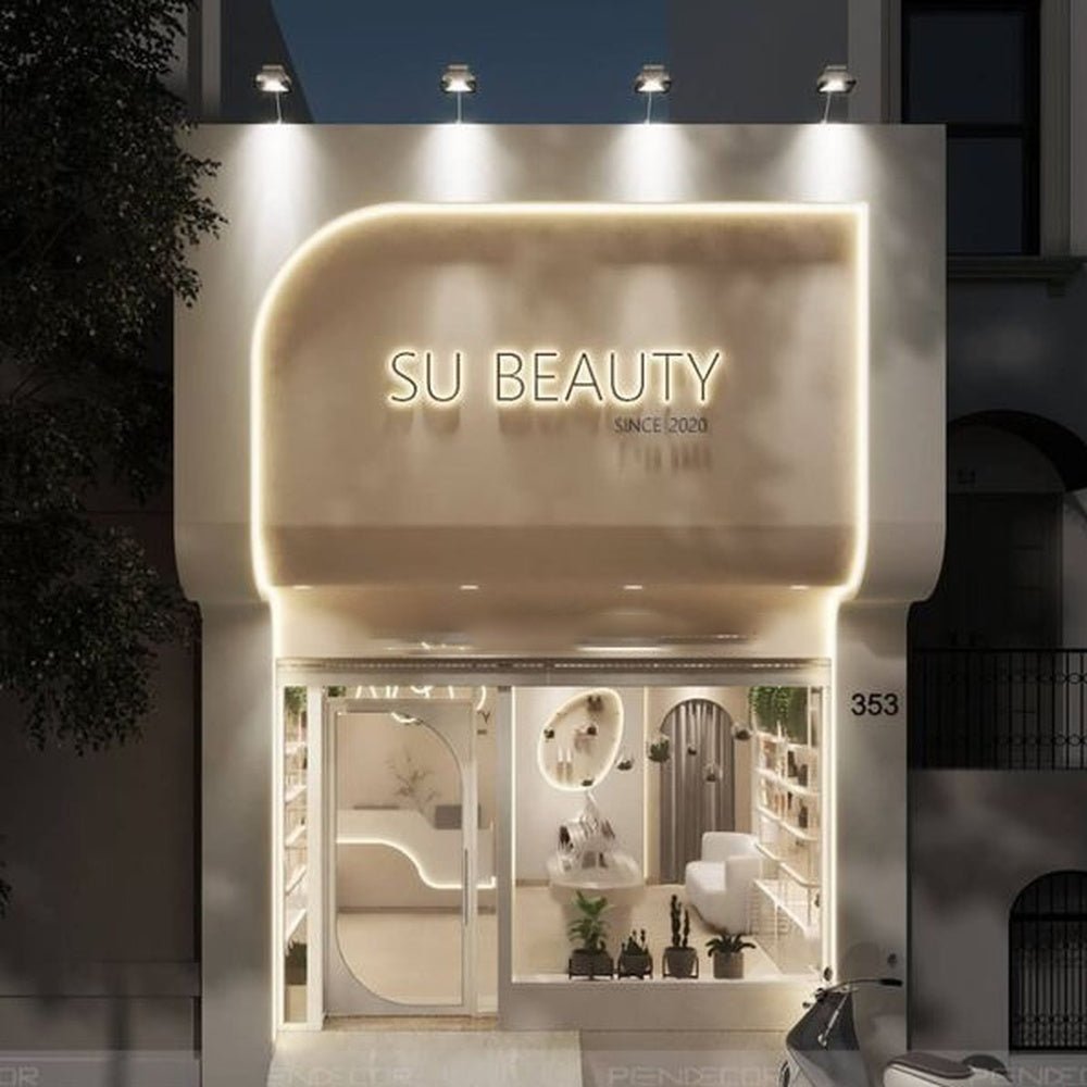 Su Beauty 3D Backlit Channel Letters Led Light Sign - Shineneon