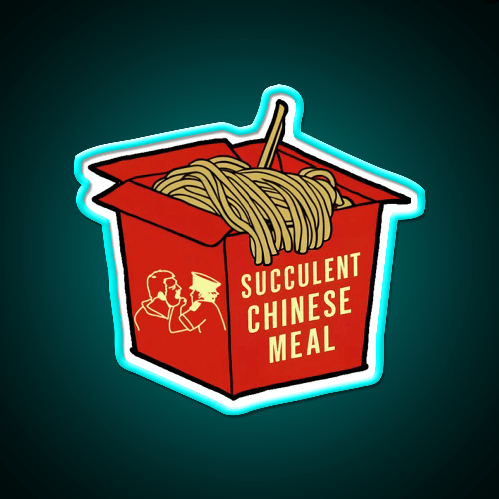 Succulent Chinese Meal Led Neon Sign Chinese Food Rgb Color - Shineneon