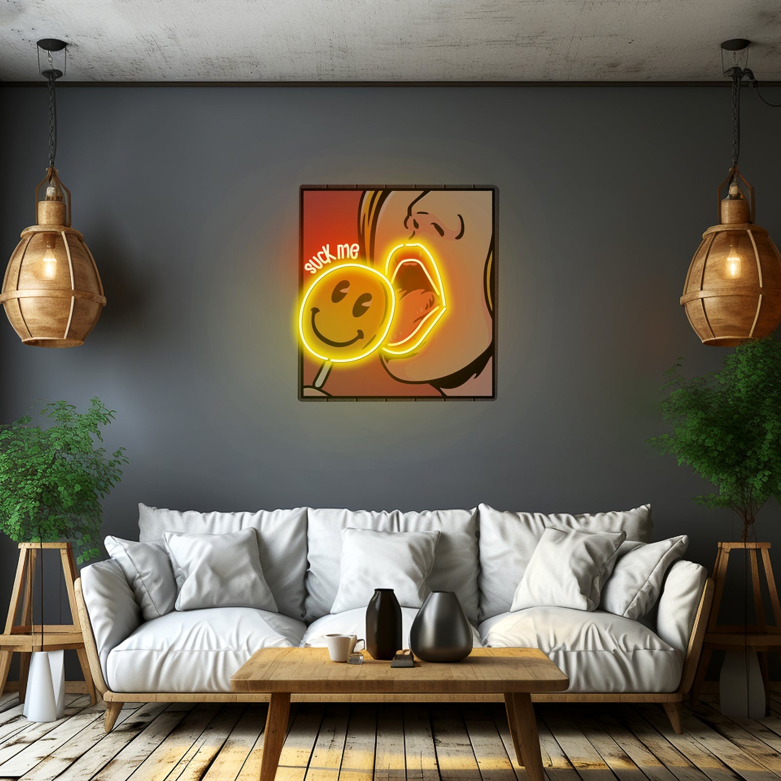 Suck Me Led Neon Artwork For Sale - Shineneon