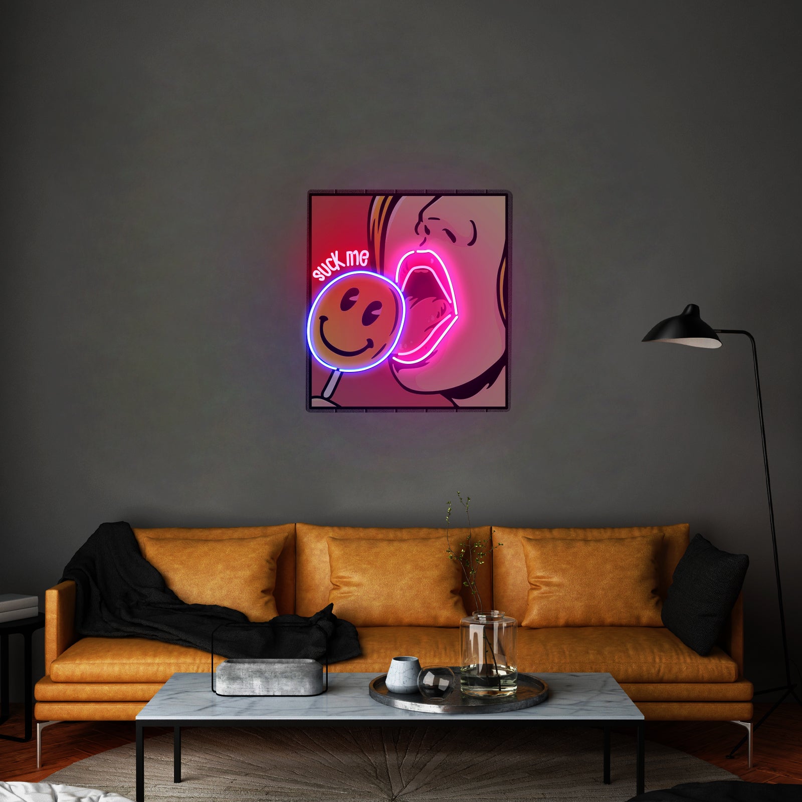 Suck Me Led Neon Artwork For Sale