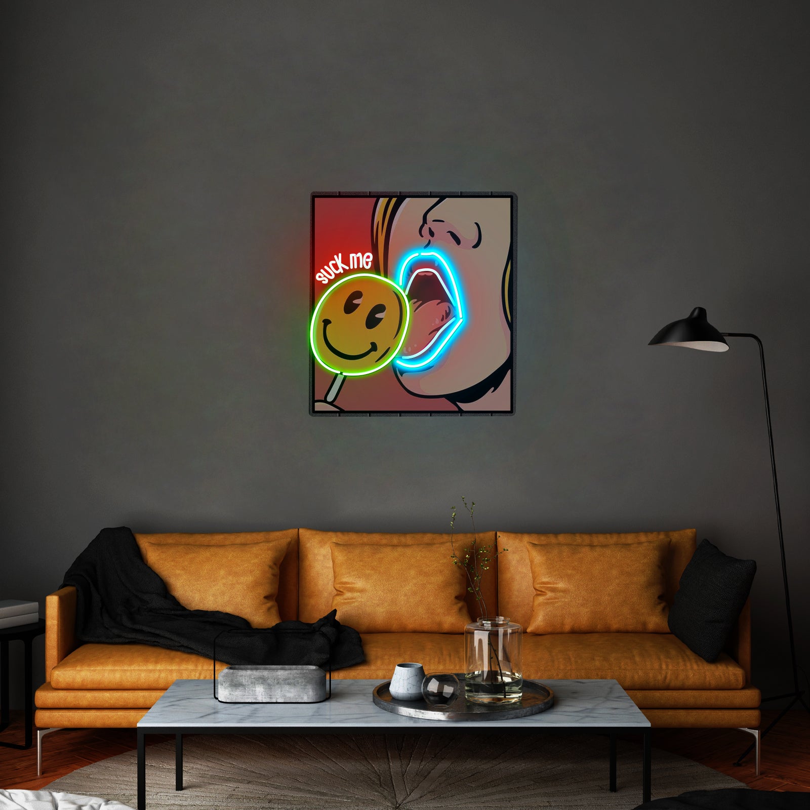 Suck Me Led Neon Artwork For Sale