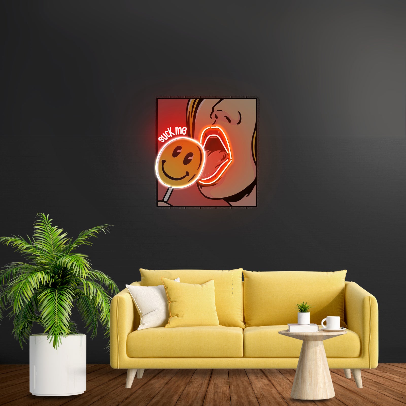Suck Me Led Neon Artwork For Sale