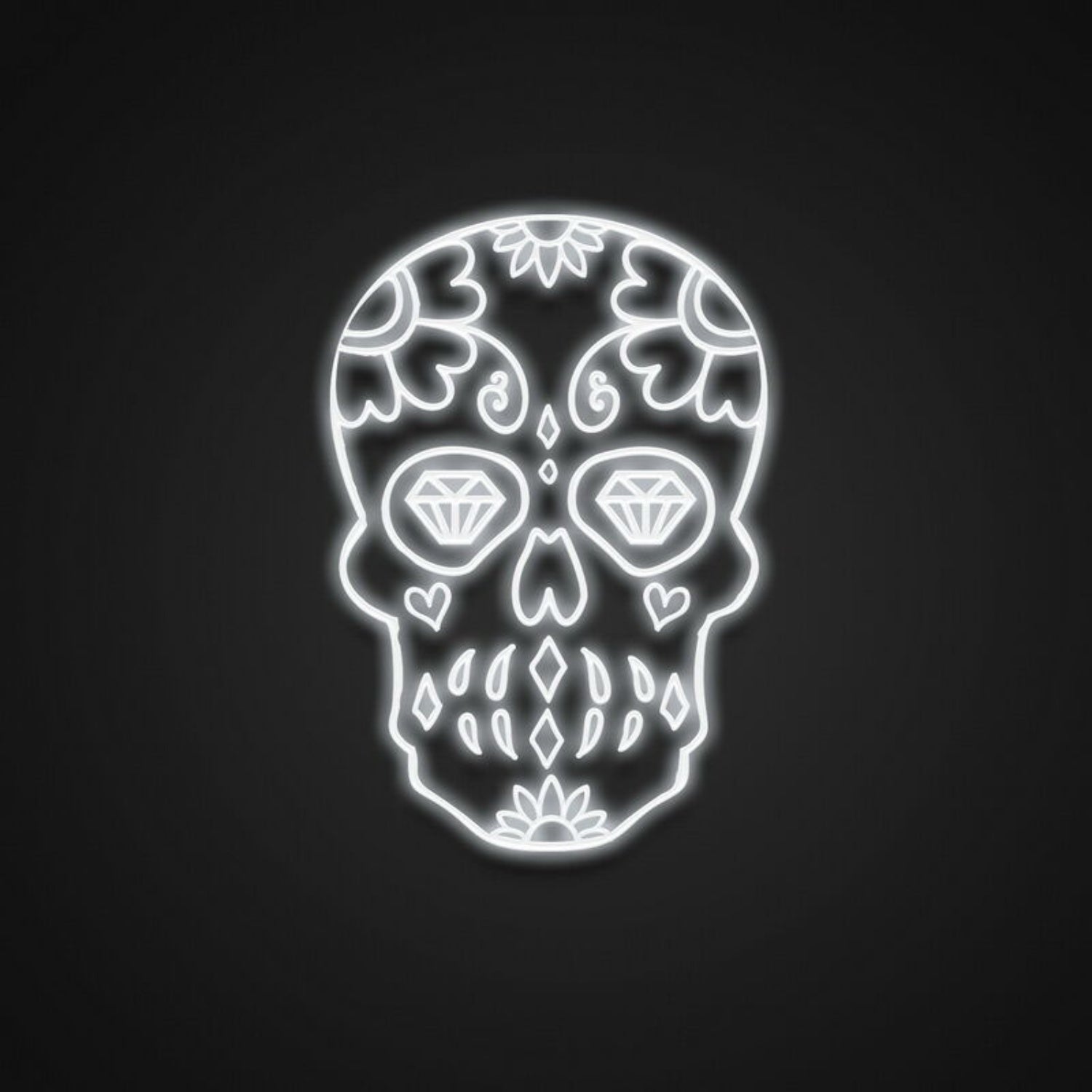 Sugar Skull Neon Sign For Festive And Whimsical Decor | Shineneon