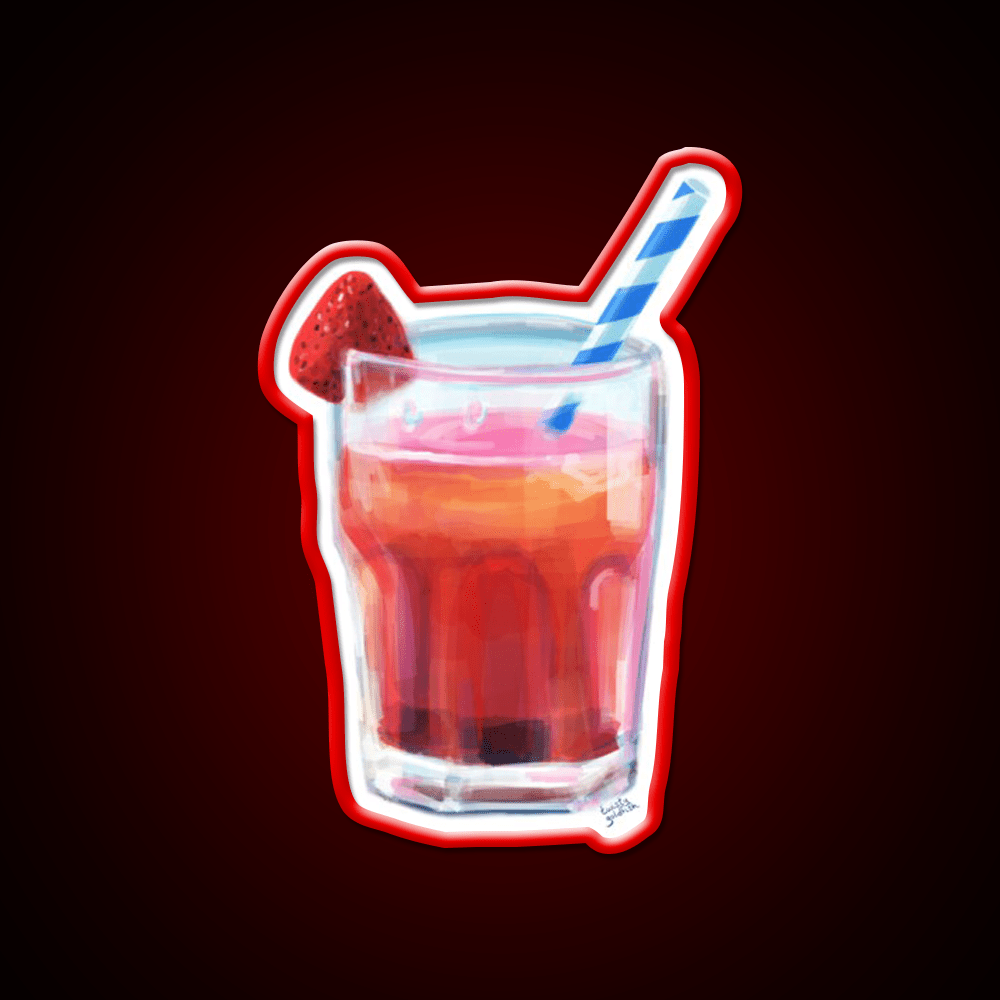 Summer Drink Cocktail Bar Decor Led Neon Sign Rgb Color - Shineneon