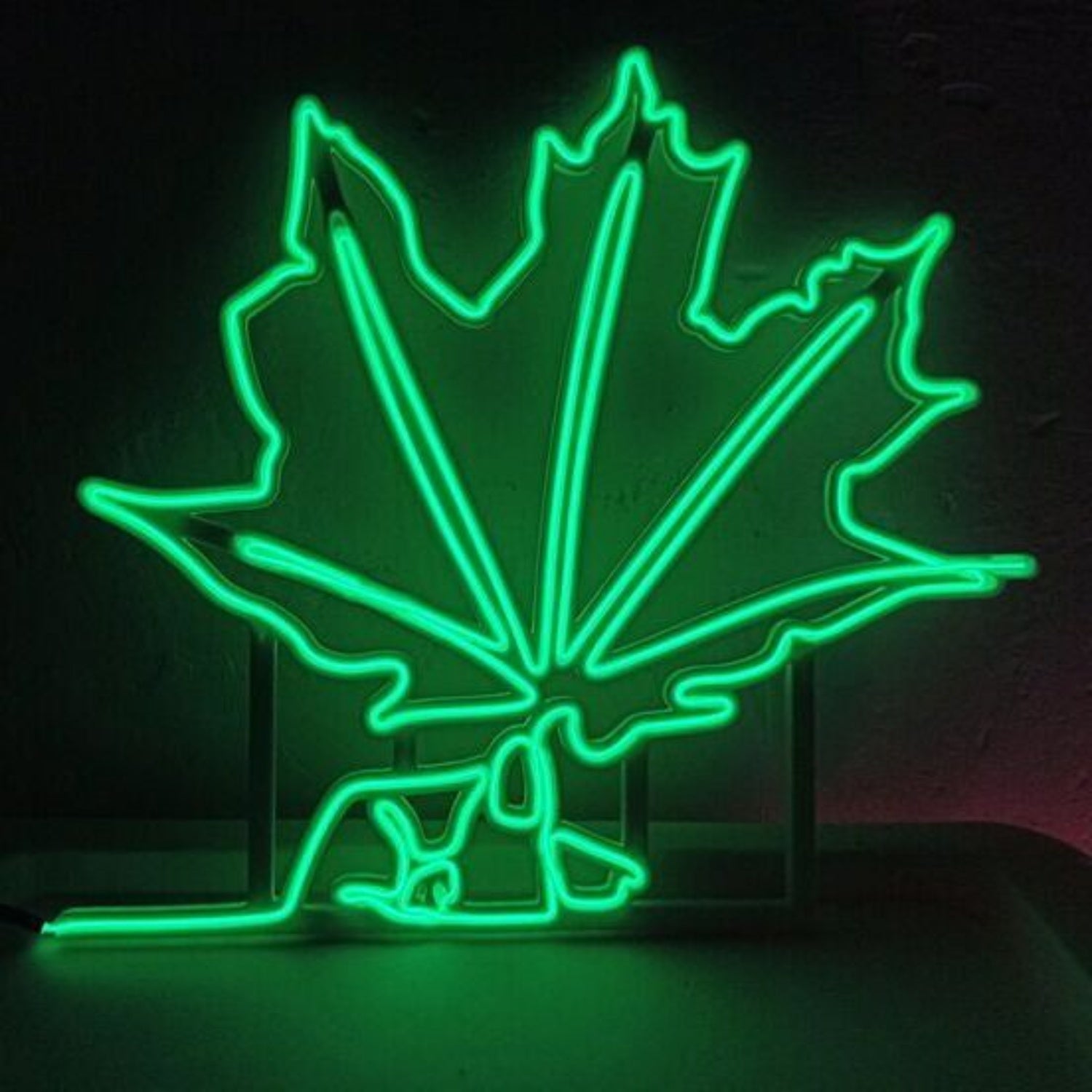 Summer Large Green Leaf Led Neon Sign - Shineneon