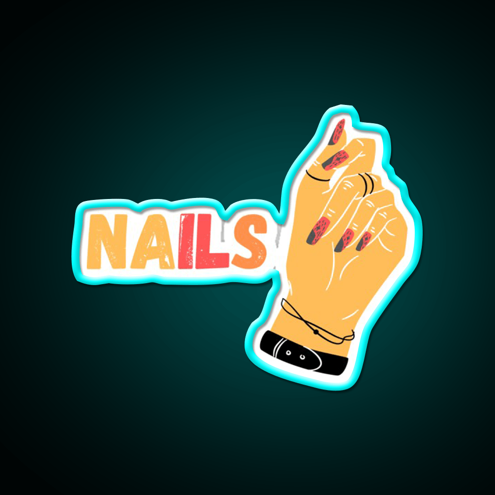 Summer Nails 2023 Nail Salon Led Neon Sign Rgb Color - Shineneon